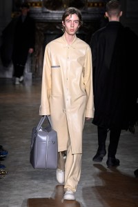 Model on the catwalk