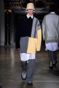 Model on the catwalk