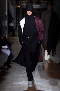 Model on the catwalk