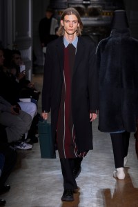 Model on the catwalk