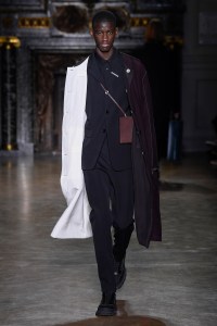 Model on the catwalk
