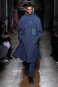 Model on the catwalk