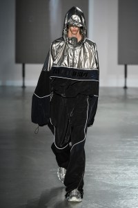 Model on the catwalk
