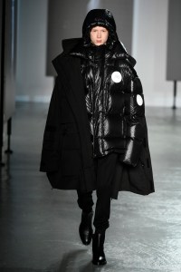 Model on the catwalk