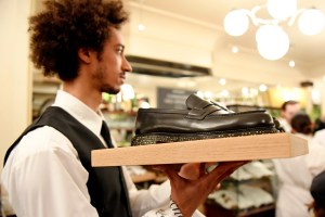 Olivier Saillard Stages Cafe Performance for J.M. Weston