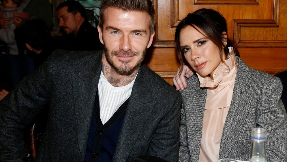 David Beckham and Victoria Beckham