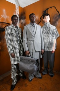 Backstage at Louis Vuitton men's Fall 2019