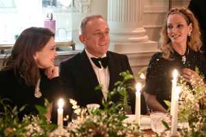 Léa Seydoux, Francois-Henri Pinault and Uma Thurman