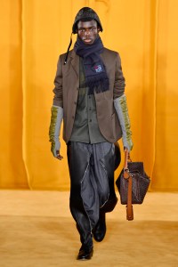 Model on the catwalk