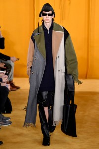 Model on the catwalk