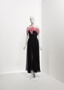 Catherine Deneuve's Yves Saint Laurent wardrobe: A silk evening gown from fall 1991
