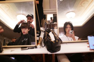 Backstage at M1992 Men's Fall 2019