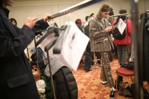 Backstage at M1992 Men's Fall 2019