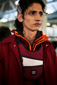 Backstage at MSGM Men's Fall 2019