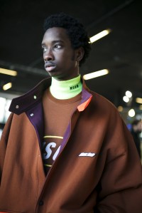 Backstage at MSGM Men's Fall 2019