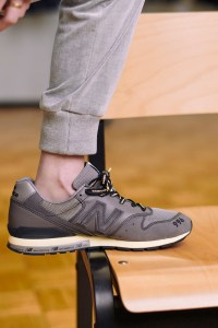 A look from N. Hoolywood's collaboration with New Balance.