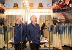 Marc Happel, NYCB Director of Costumes, overseeing Tschaikovsky Piano Concerto No. 2 fittings at the NYCB Costume Shop.