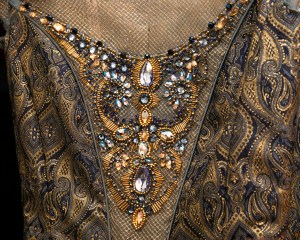 Details of the soloist  female costume in process for Tschaikovsky Piano Concerto No. 2.