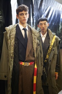 Backstage at Off-White Men's Fall 2019