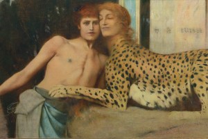 Fernand Khnopff, L’Art ou Des Caresses, 1896.
