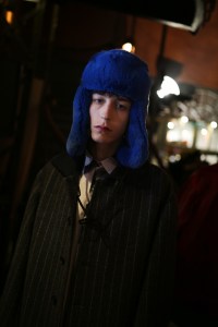 Backstage at Paul Smith Fall 2019
