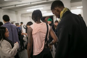 Backstage at Per Götesson Men's Fall 2019