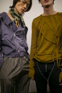 Backstage at Per Götesson Men's Fall 2019