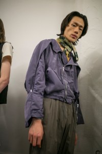 Backstage at Per Götesson Men's Fall 2019