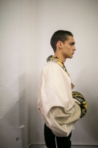 Backstage at Per Götesson Men's Fall 2019
