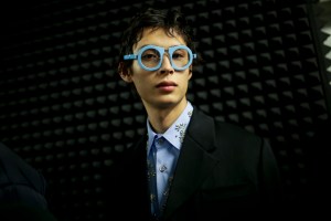 Backstage at Prada Men's Fall 2019