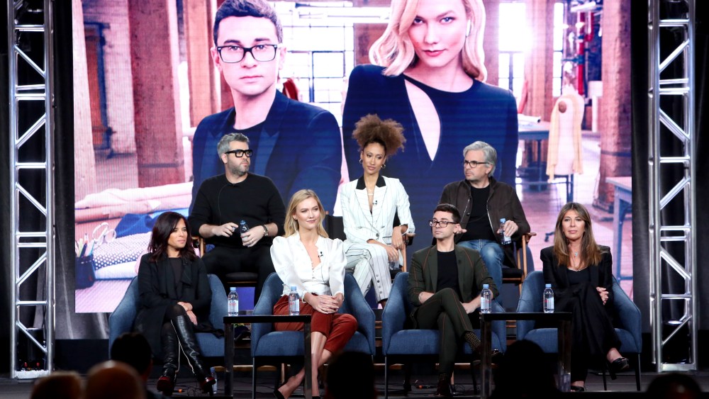 Jane Lipsitz, Karlie Kloss, Christian Siriano, Brandon Maxwell, Elaine Welteroth and Dan Cutforth