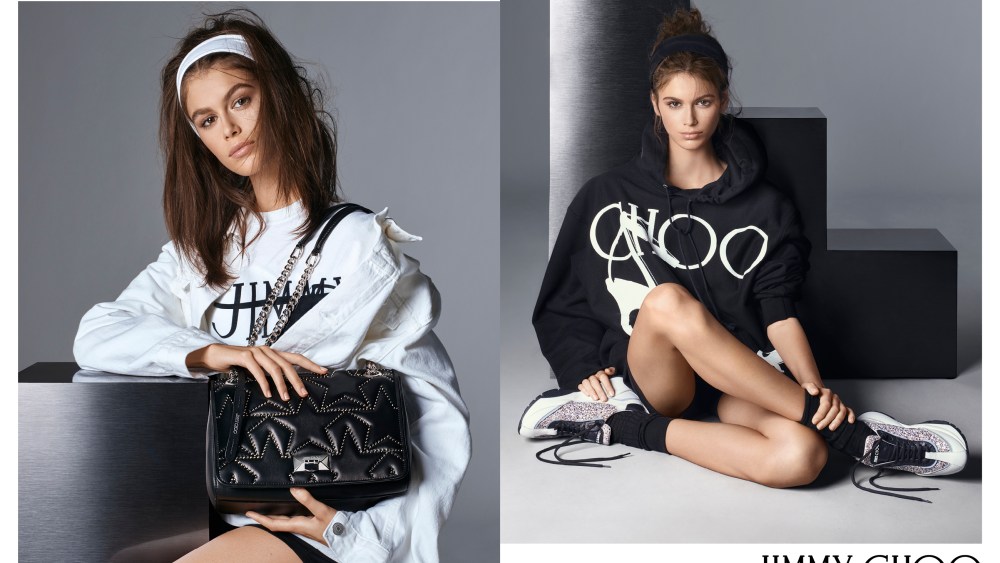 Kaia Gerber in Jimmy Choo spring 2019 campaign