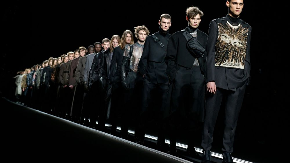 Models on the catwalkDior Men show, Runway, Fall Winter 2019, Paris Fashion Week Men's, France - 18 Jan 2019