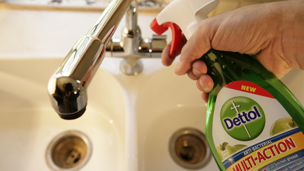 Dettol anti-Bacterial spray, a Reckitt Benckiser brand