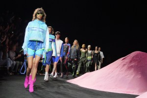 Models on the runway at Fenty Puma by Rihanna Spring 2018 in New York.