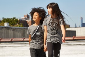 A look from the Roots X Boy Meets Girl collaboration.
