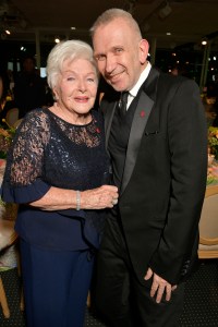 Line Renaud and Jean Paul Gaultier