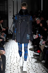 Model on the catwalk