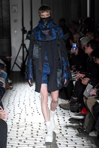 Model on the catwalk