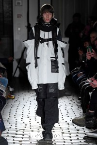 Model on the catwalk