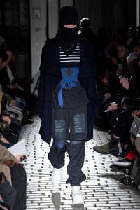 Model on the catwalk