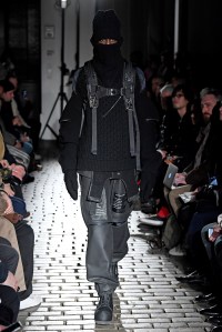 Model on the catwalk
