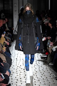 Model on the catwalk
