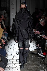 Model on the catwalk