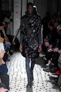 Model on the catwalk
