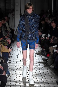Model on the catwalk