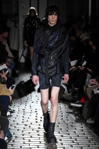 Model on the catwalk