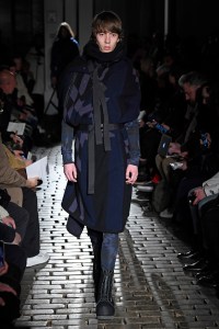 Model on the catwalk