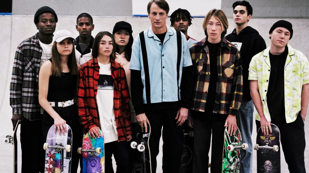 A shot from the Tony Hawk campaign by Anton Corbijn
