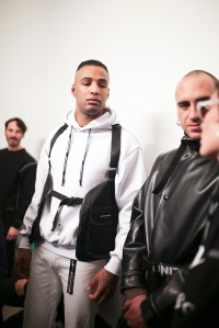 Backstage at United Standard Men's Fall 2019